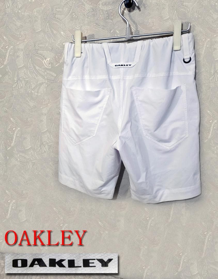 OAKLEY ゴルフパンツ ホワイト M/L