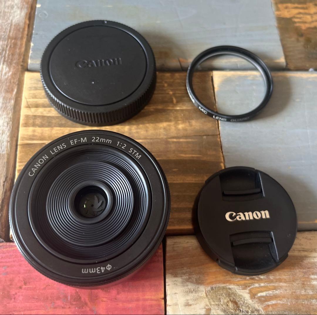 Canon EF-M 22mm F2 STM パンケーキ 単焦点 EOS M