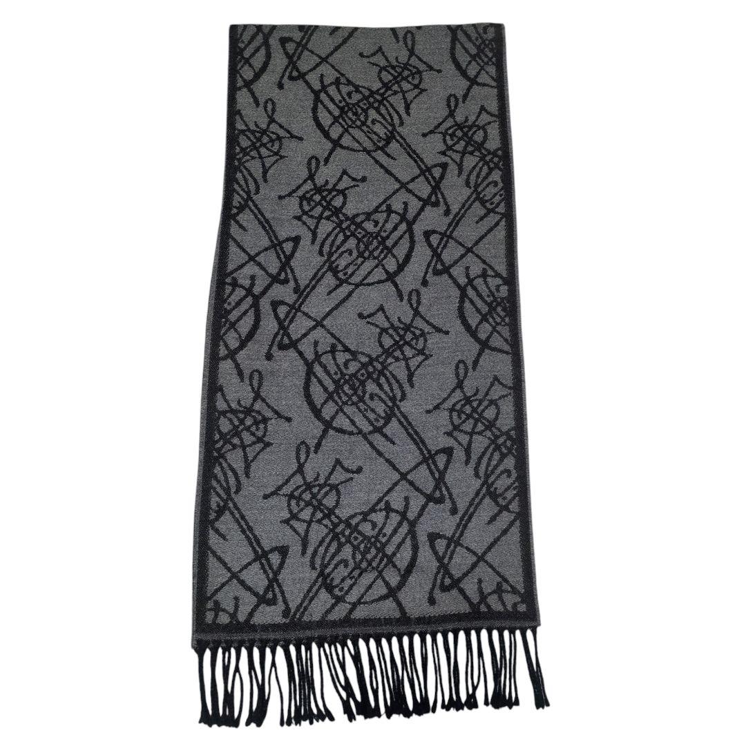 美品 ヴィヴィアンウエストウッド 2way リバーシブル マフラー オーブ 総柄