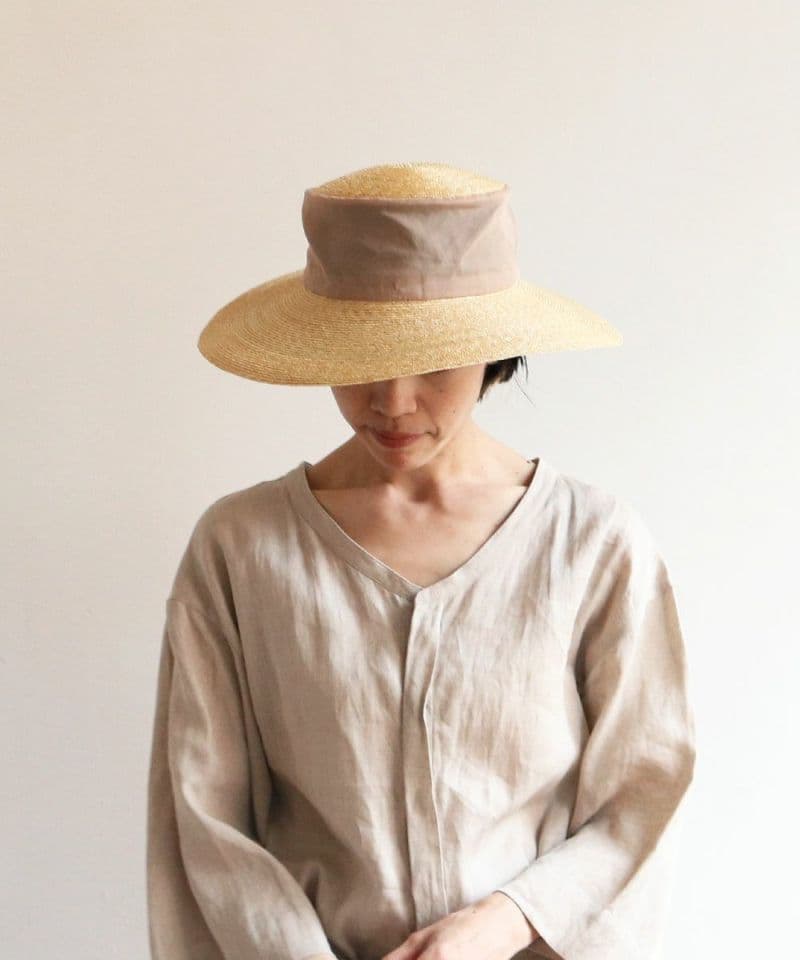 tocit　トチエット　sheer hat　ブラウン