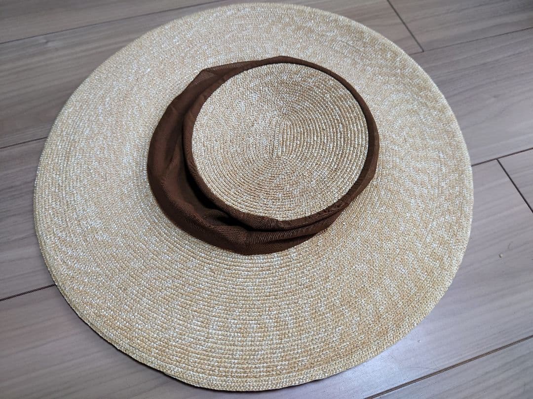 tocit　トチエット　sheer hat　ブラウン