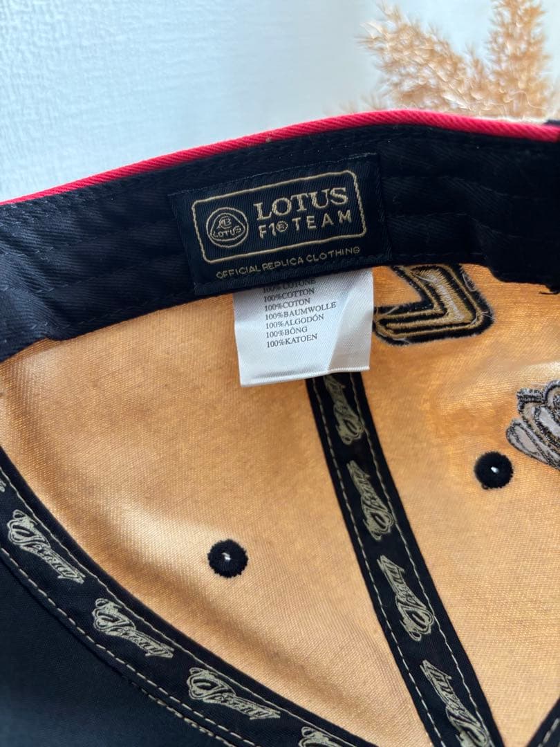 【大幅値下げ】【美品・希少・キャップ付】Lotus F1 ポロシャツ キャップ