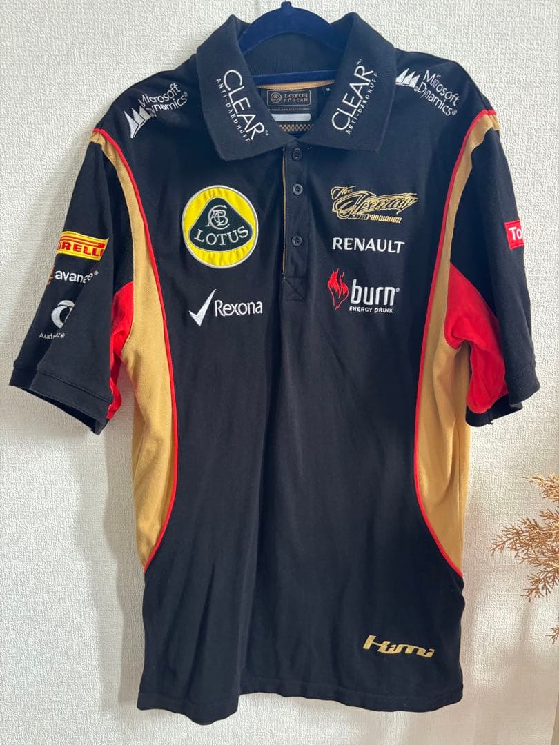 【大幅値下げ】【美品・希少・キャップ付】Lotus F1 ポロシャツ キャップ