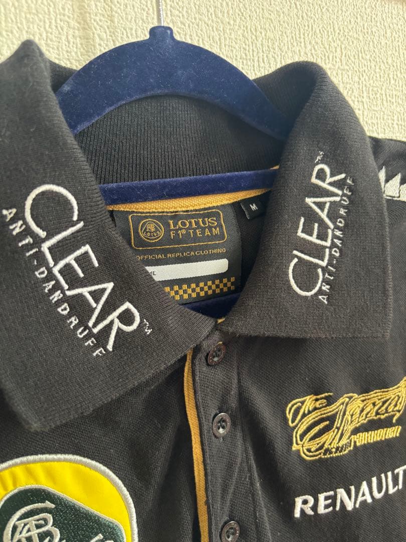 【大幅値下げ】【美品・希少・キャップ付】Lotus F1 ポロシャツ キャップ