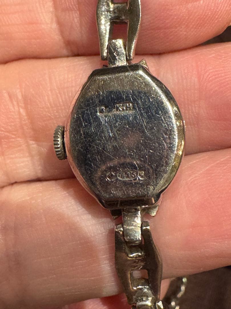 お値段相談ください　稼働品 アンティーク　手巻き時計 マルカジット