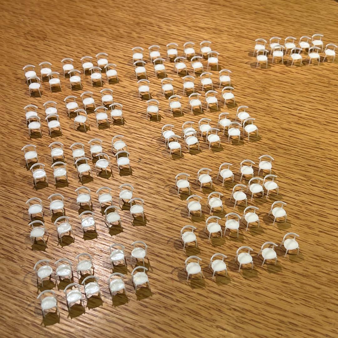 建築模型　エルボーチェア　1/50 100脚（以上）椅子