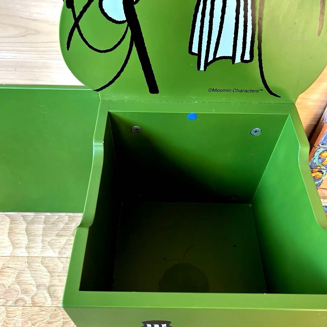 ムーミンキャラクター（スナフキン）収納ボックス花鉢入　椅子としても♪