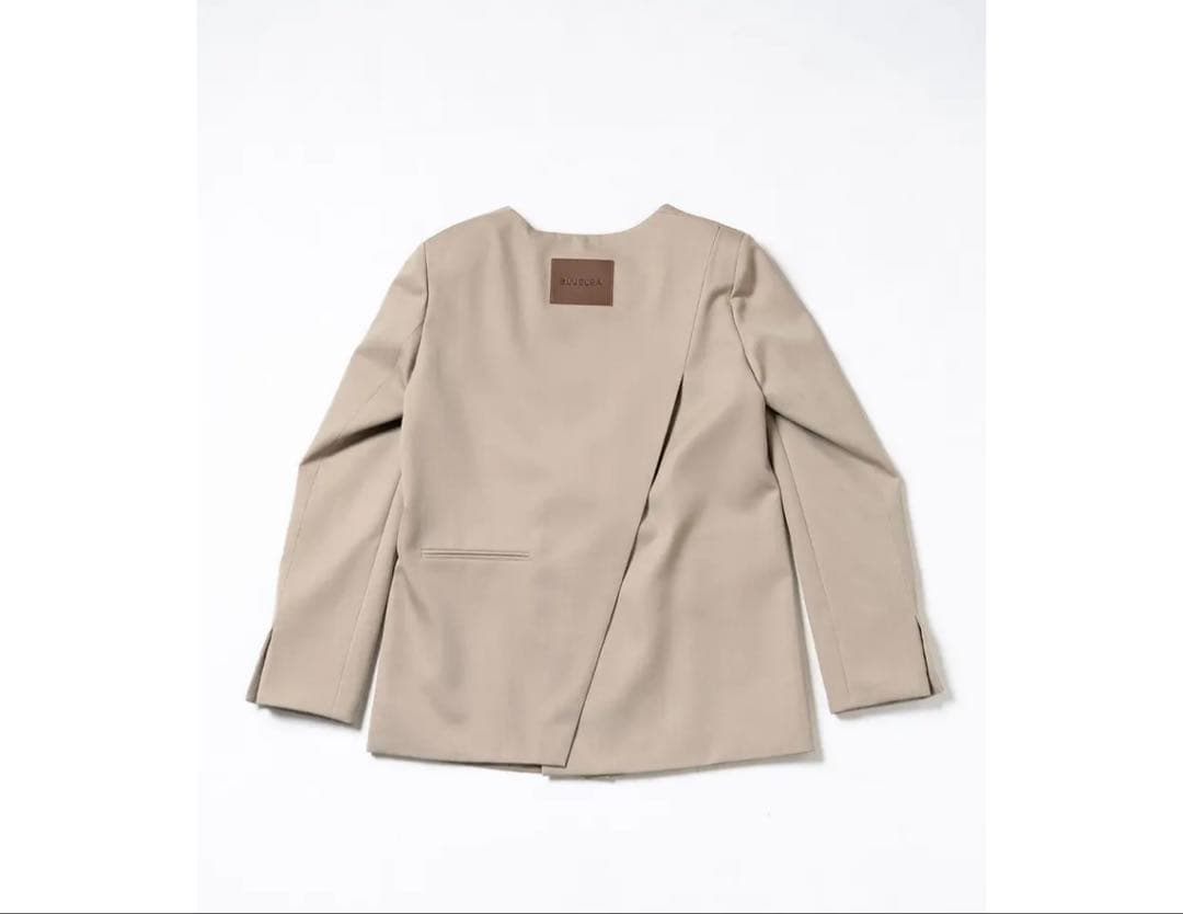 【完売品】Wool gaba square neck jacket