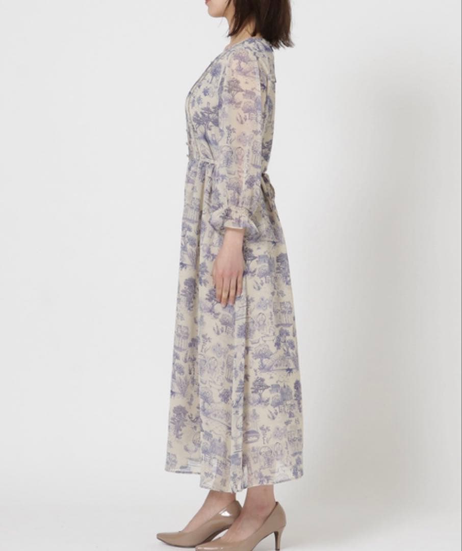 新品ローズティアラ22fabric 大きいサイズワンピース46定価38500