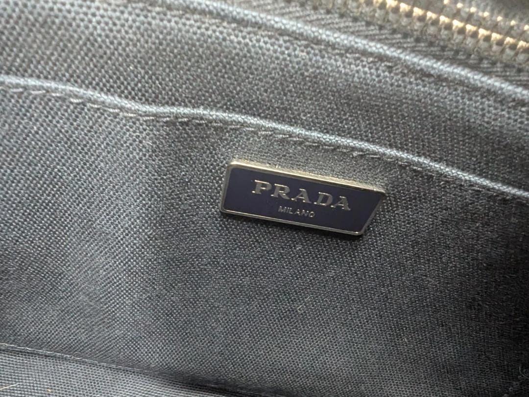 プラダ　ラフィア　かごバッグ　2WAY　ショルダートート