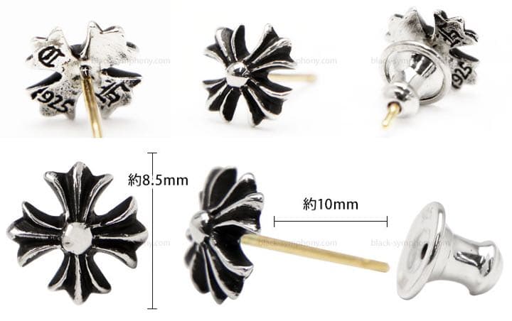 CHROME HEARTS クロムハーツ ピアス  925&14K 正規品