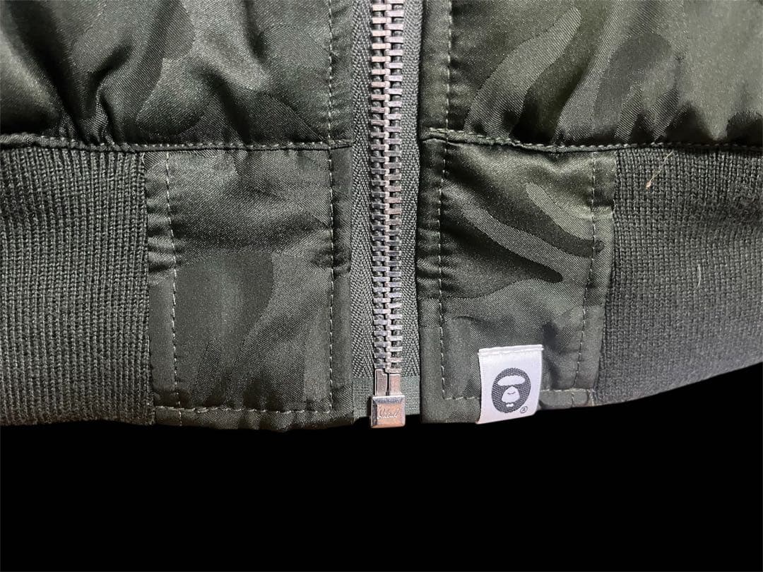 A BATHING APE MA-1ジャケット カモフラージュ
