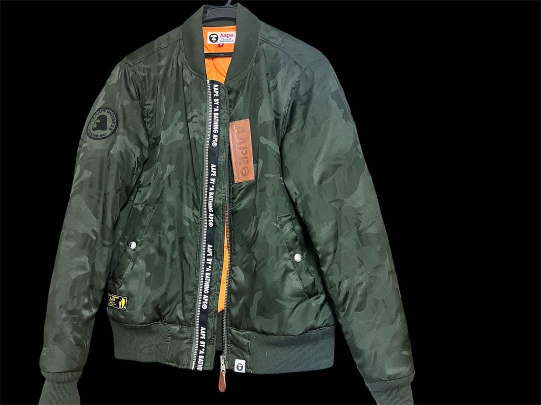 A BATHING APE MA-1ジャケット カモフラージュ