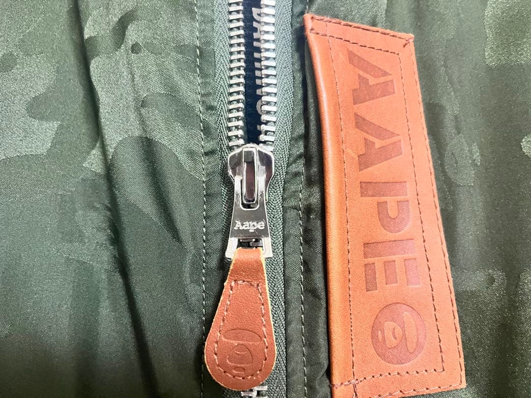 A BATHING APE MA-1ジャケット カモフラージュ