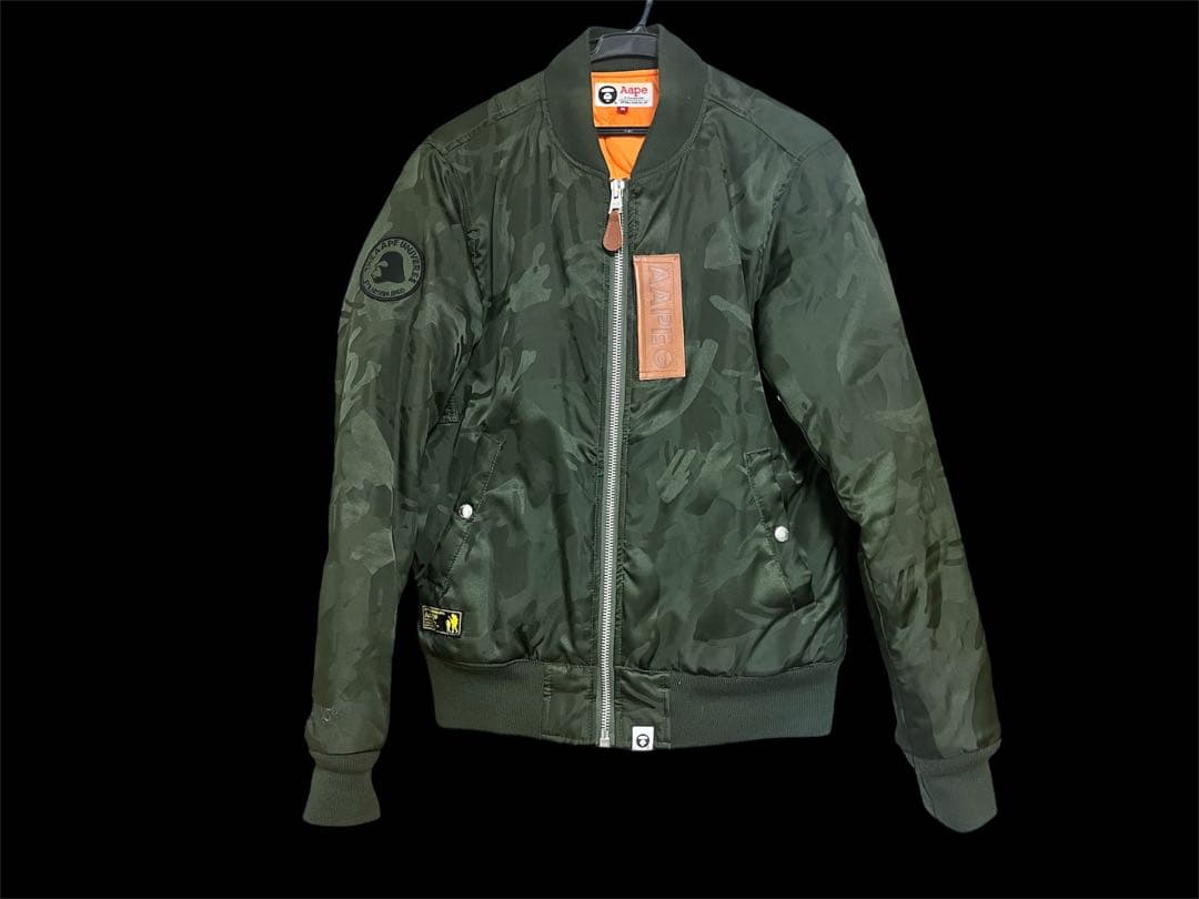 A BATHING APE MA-1ジャケット カモフラージュ