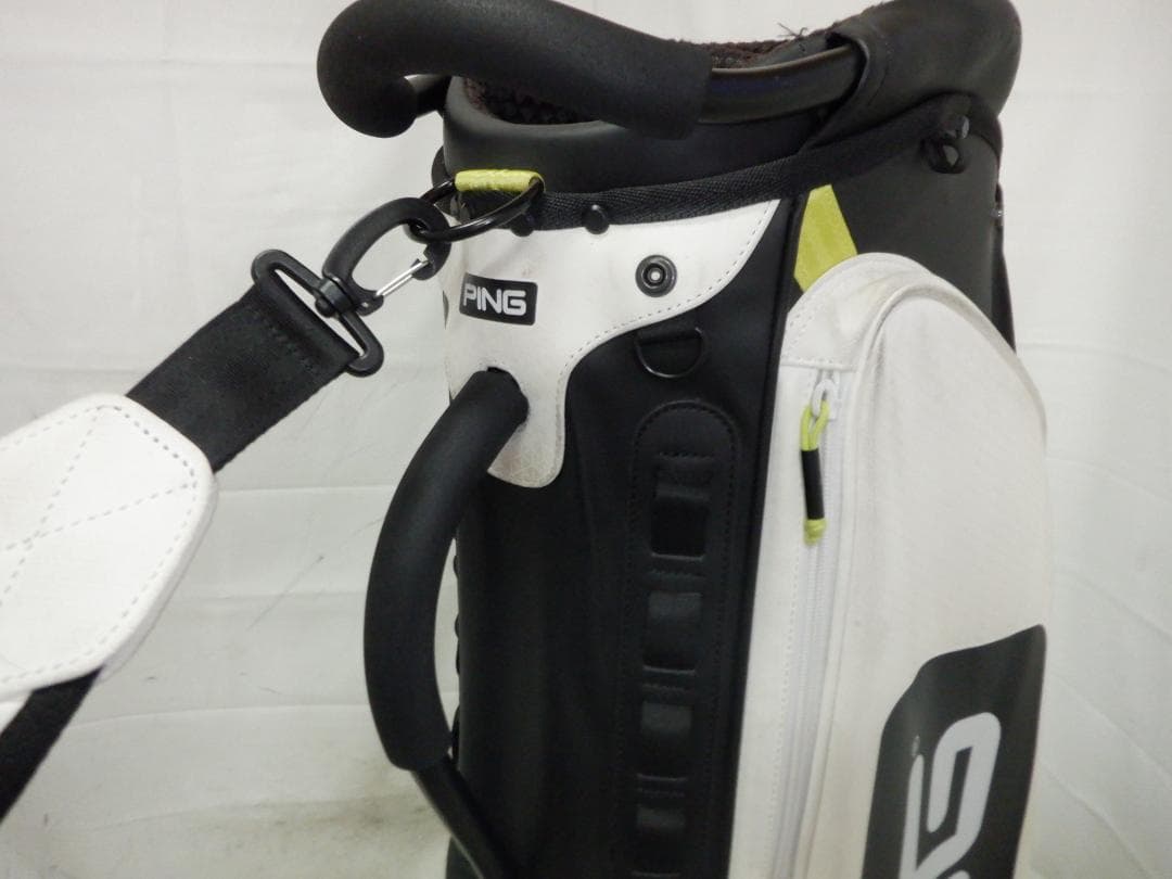 PING★ピン★9.0型★軽量★良品★カート(WH×BK)