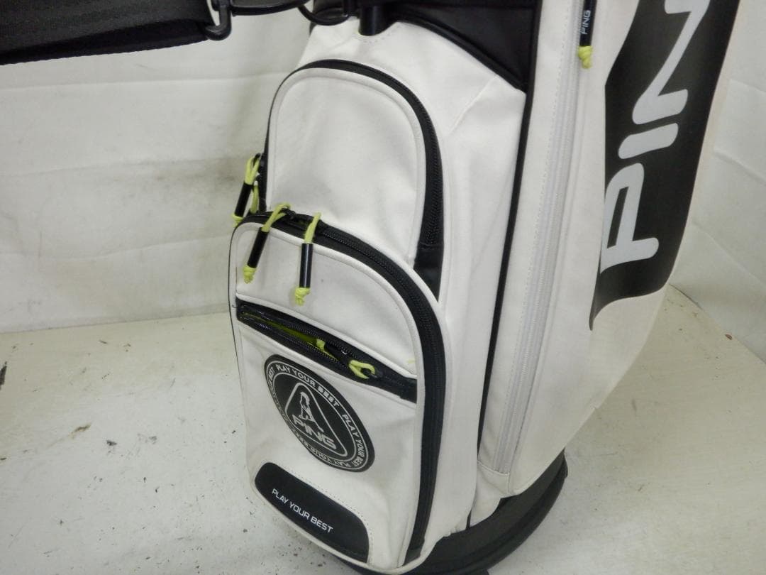 PING★ピン★9.0型★軽量★良品★カート(WH×BK)