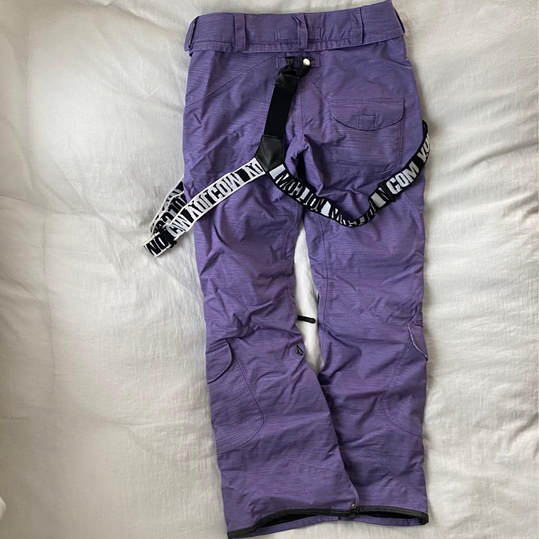 【一式セット】スノーボードウェア上ROXY下VOLCOM小物バッグ 全て込み