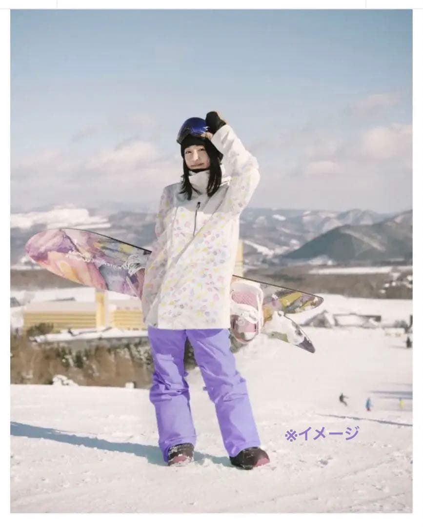 【一式セット】スノーボードウェア上ROXY下VOLCOM小物バッグ 全て込み