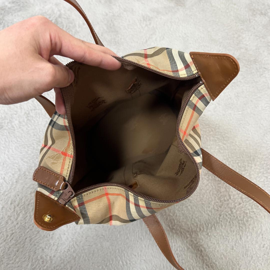 Burberrys バーバリー ノバチェック シャドーホース トートバッグ