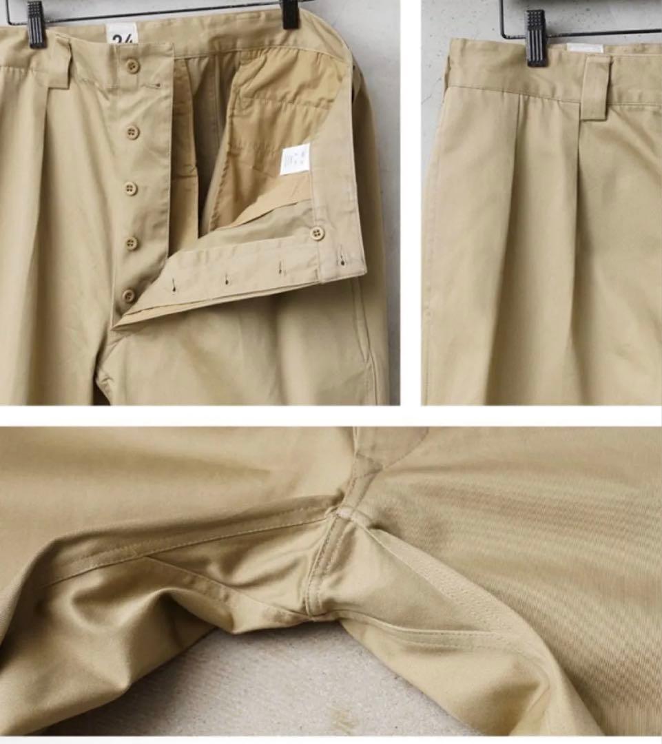 サイズ22 WAIPER M-52 ツータックWESTPOINT チノトラウザー