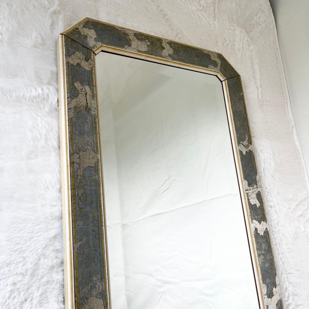 ✨イタリア製✨ウォールミラー 八角形 壁掛け鏡