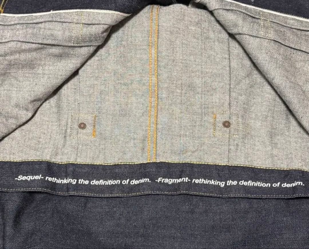 SEQUEL fragment 1st Gジャン デニムジャケット indigo