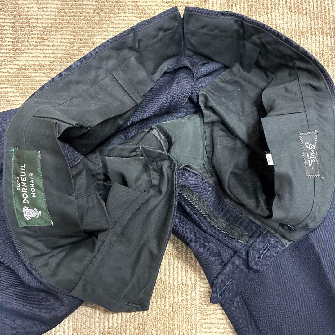 Brilla per il gusto ウールモヘヤ スーツ BEAMS 濃紺