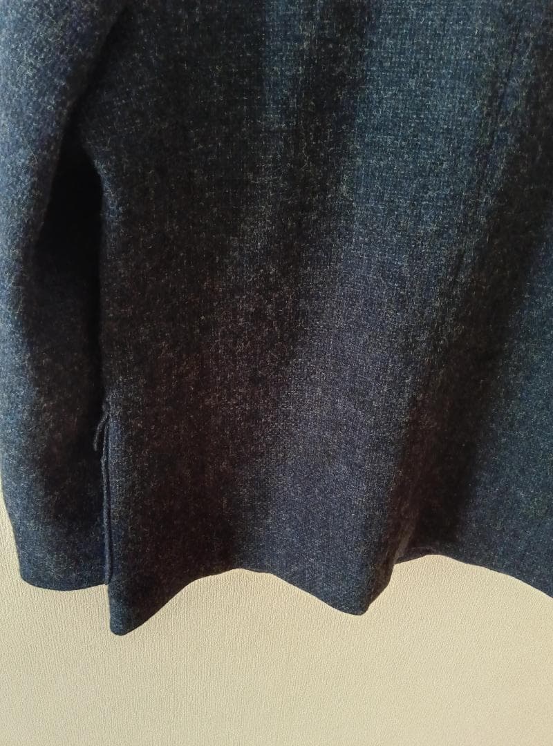 【美品】Papas ノーカラー バンドカラージャケット　Mサイズ(38)