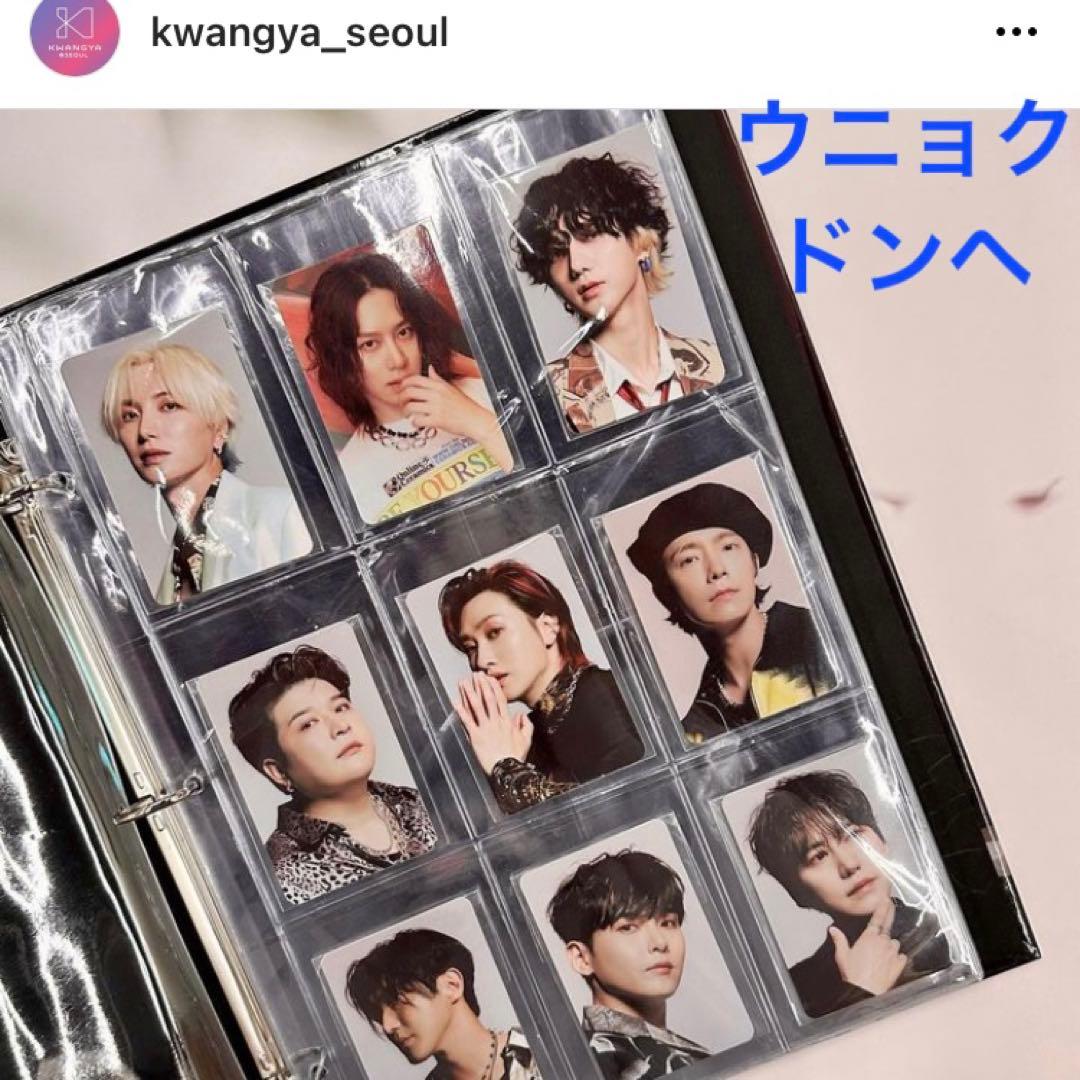 super junior THE ROAD バインダー トレカ ドンヘ ウニョク