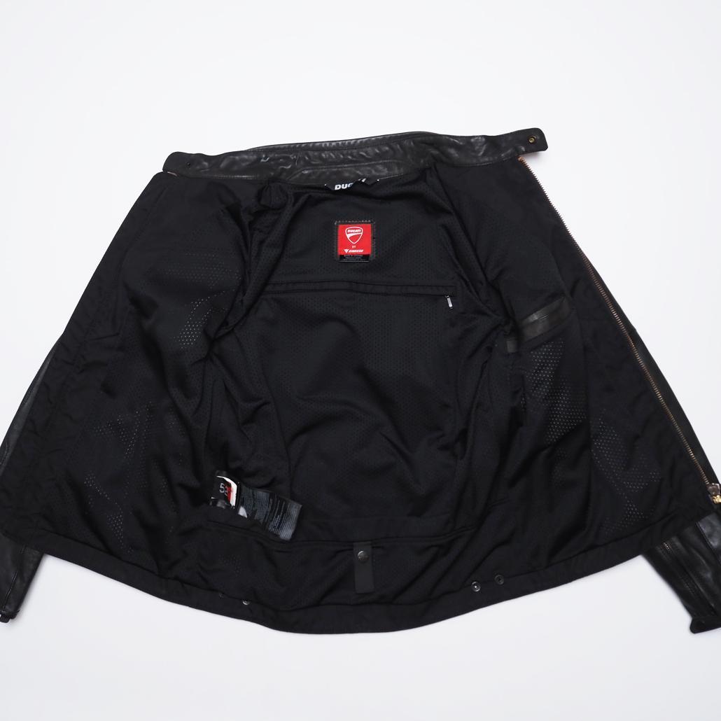 DUCATI DAINESE シングルライダースジャケット ブラック XL相当