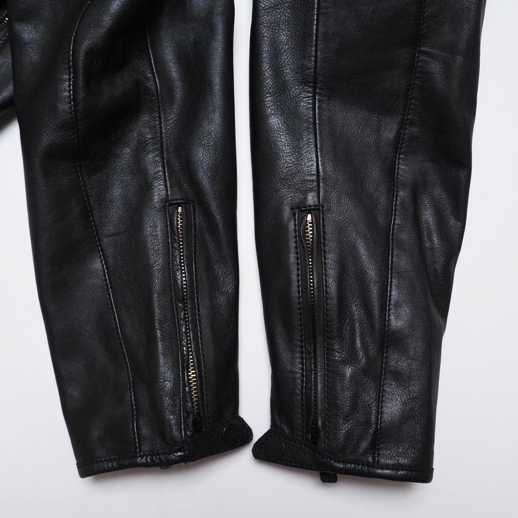 DUCATI DAINESE シングルライダースジャケット ブラック XL相当