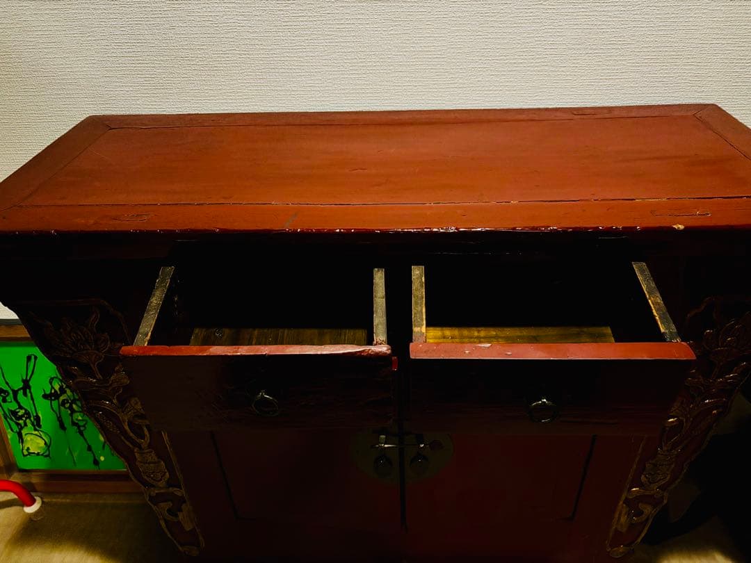 最終お値下げ！期間限定2月20日まで！シノワズリ　アンティーク　キャビネット