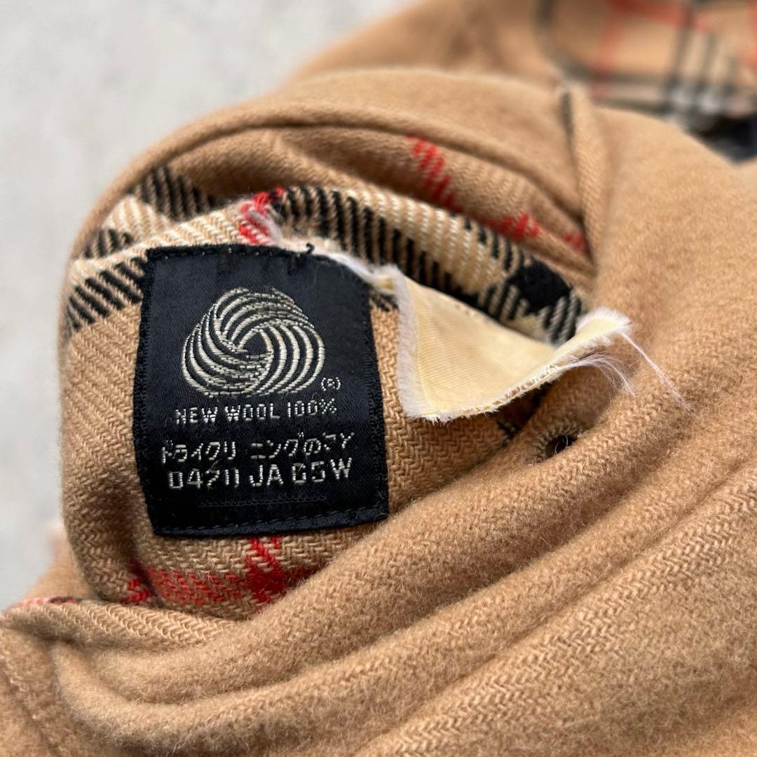 古着 90s BURBERRY バーバリー 裏地 ノバチェック ウール コート