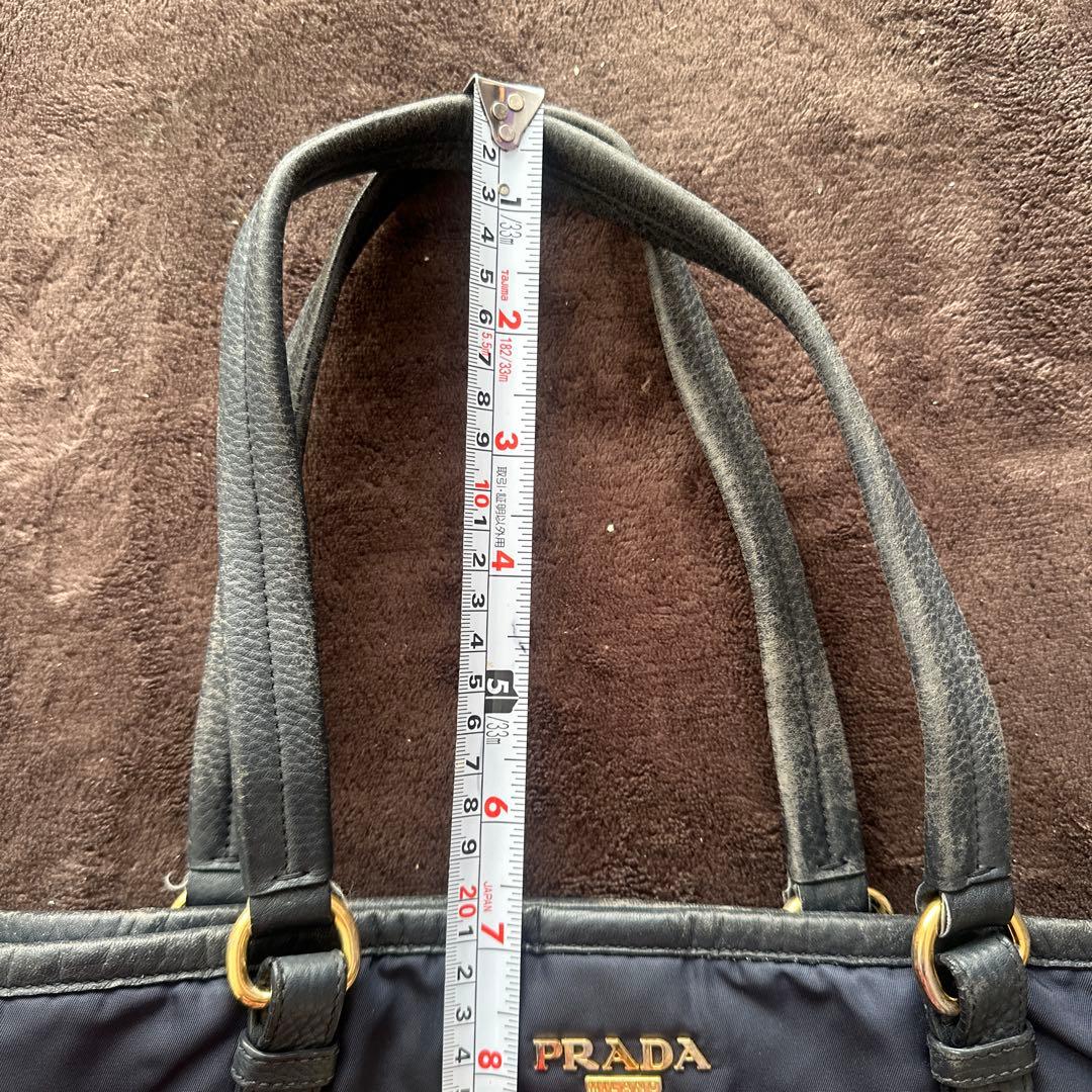 PRADA 紺　ナイロン トートバッグ