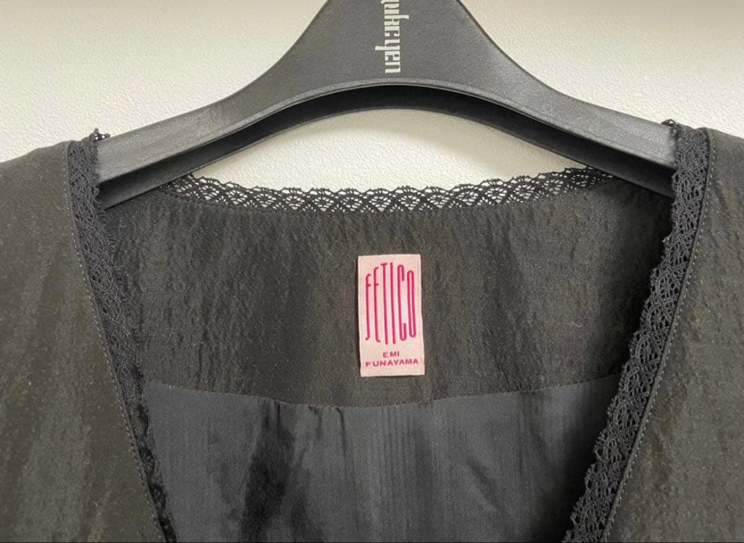 【本田翼さん着用】FETICO 25SS LACE-PANELEDJACKET