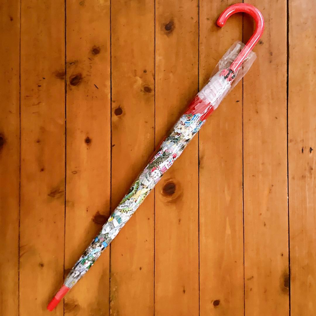 新品 ヒグチユウコ ジャンプ傘 chairs ビニール傘 ボリス雑貨店 こはる