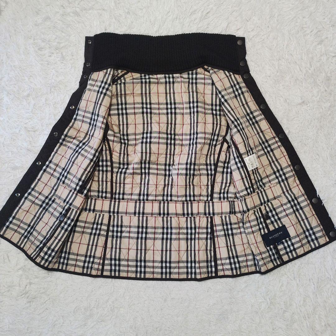 【美品】BURBERRY LONDON 中綿ベスト ノバチェック 40