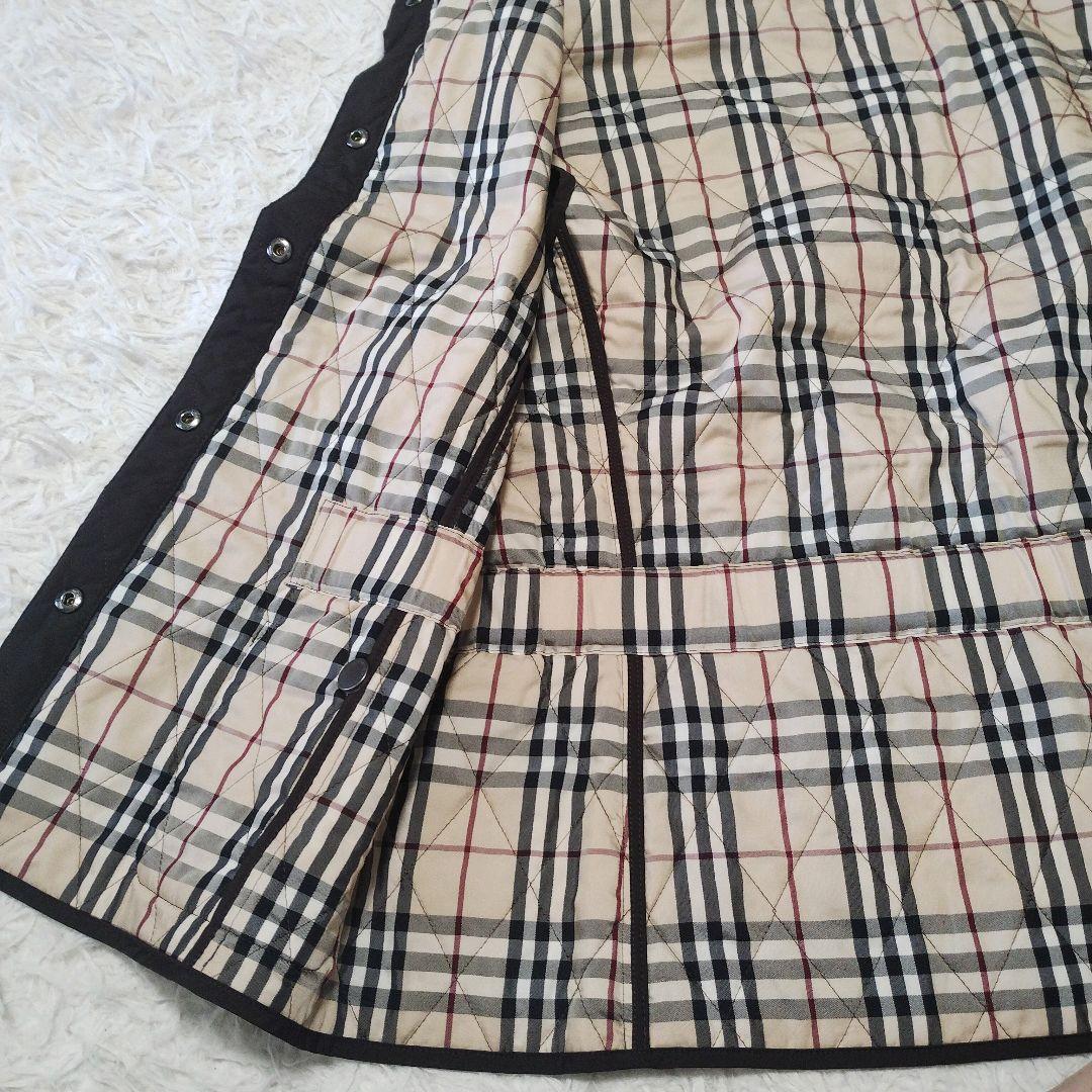 【美品】BURBERRY LONDON 中綿ベスト ノバチェック 40