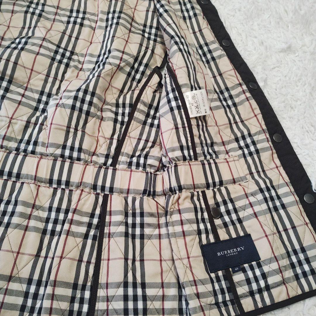 【美品】BURBERRY LONDON 中綿ベスト ノバチェック 40