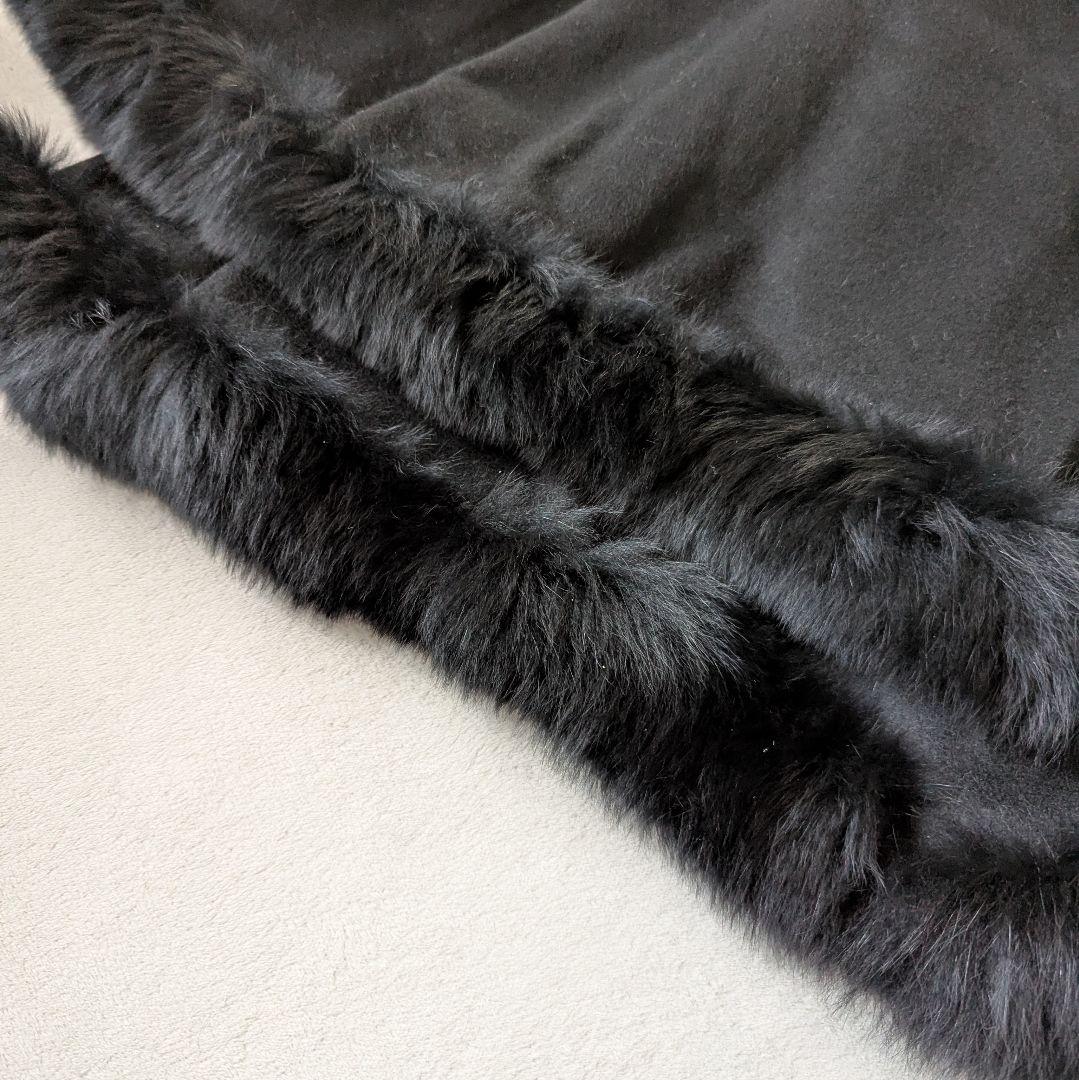 INVERNALE ISSIM ポンチョ カシミヤ100 ブラック M～L