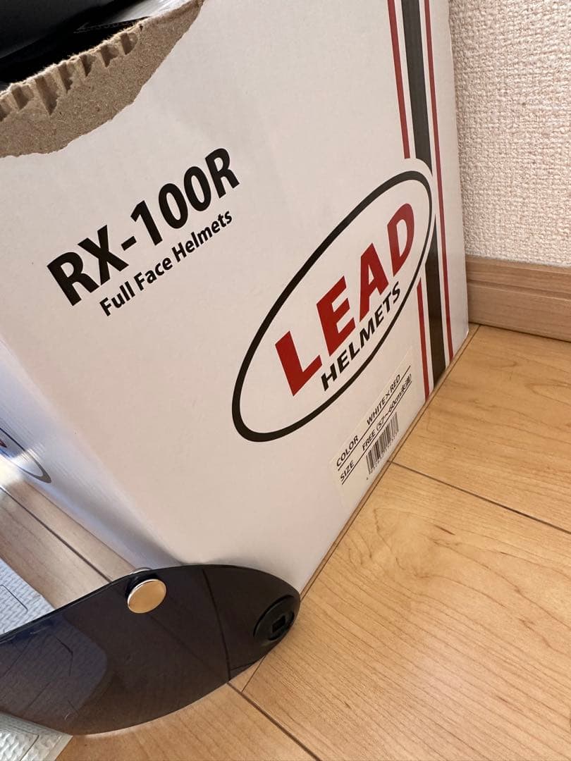 限定モデル　LEAD RX-100R フルフェイスヘルメトレッド