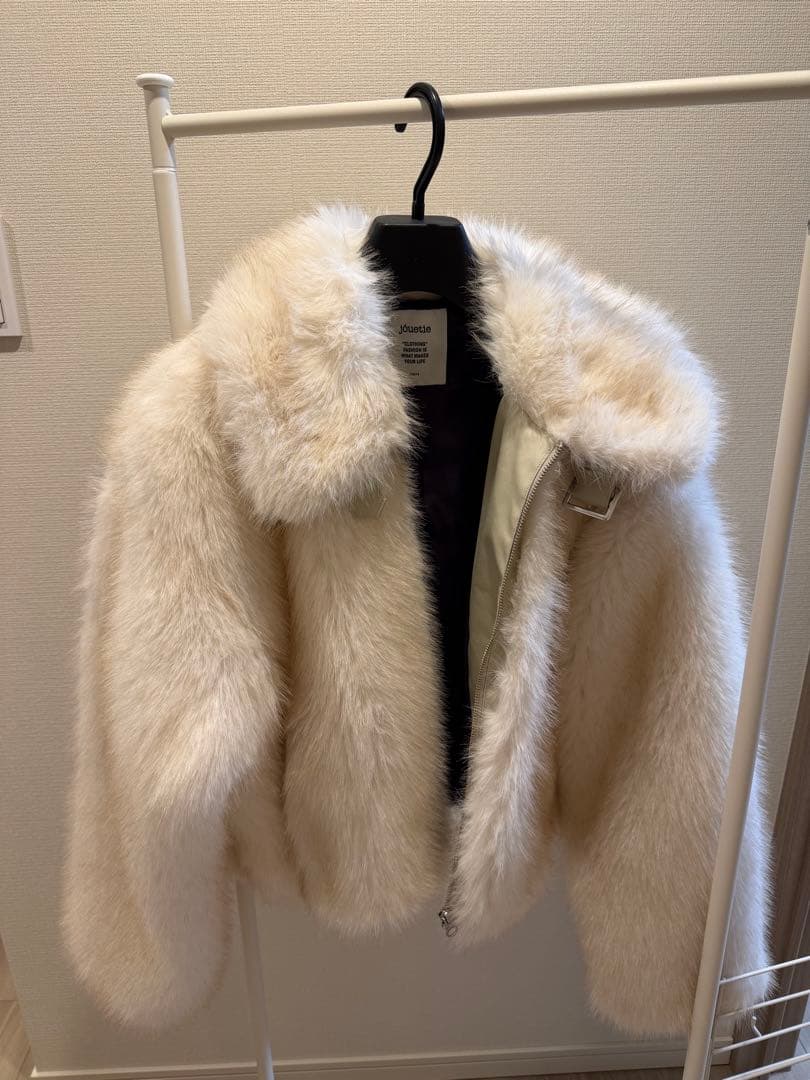 【Maya】jouetie ベルトミドルファーコート