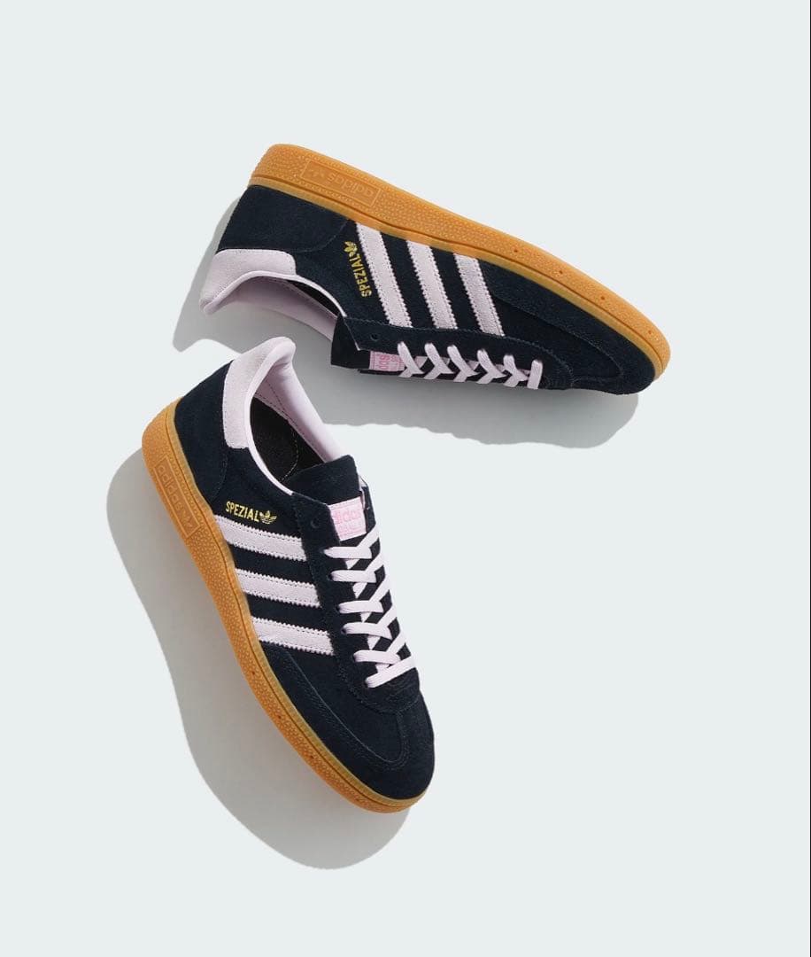 adidas スペツィアル Spezial ブラック ピンク 黒 アディダス