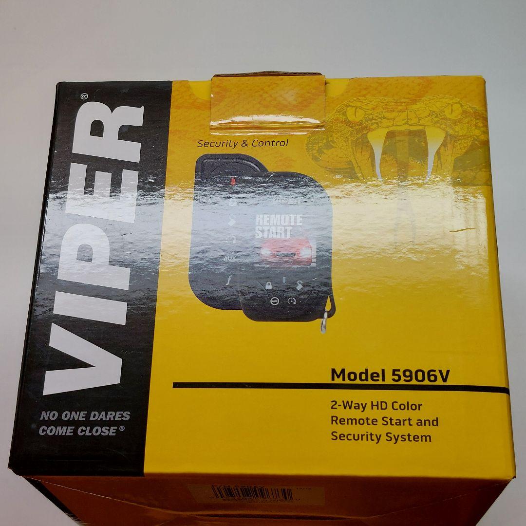 VIPER 5906V カーセキュリティ カラー液晶リモコン エンスタ機能あり
