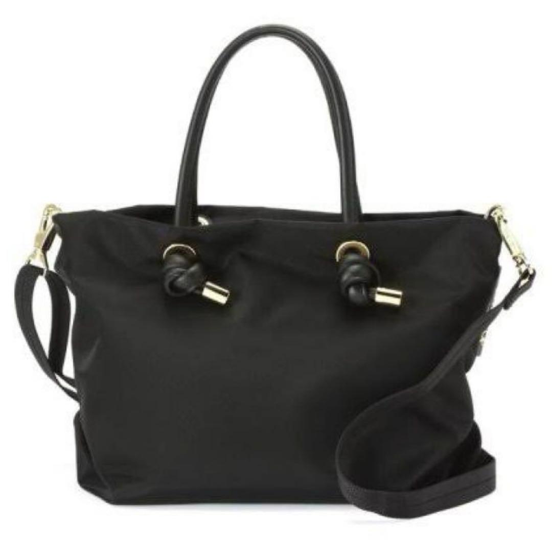 【極美品】VIOLAd’ORO BIANCA トートバッグ S 2WAY 黒