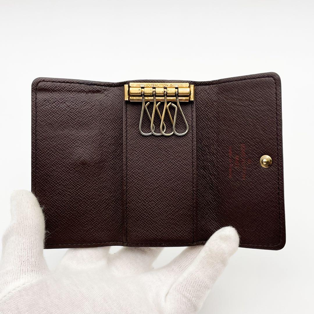【極上美品】ルイヴィトン ダミエ エヌべ ミュルティクレ4 キーケース
