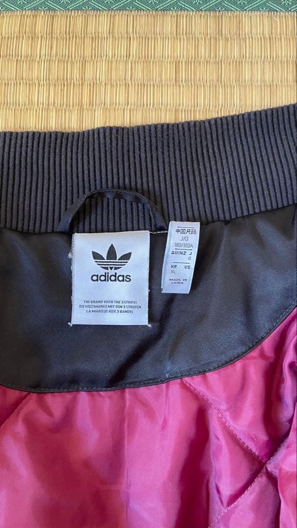 adidas ストライプ ma-1