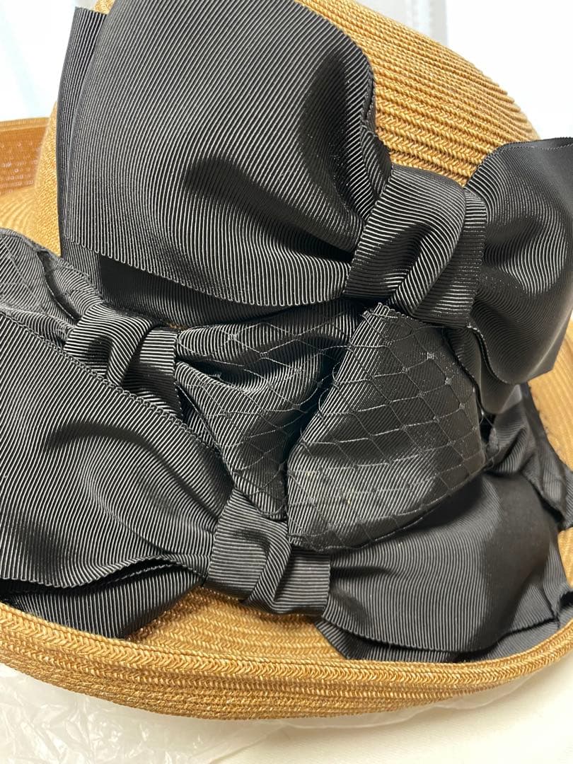 ✨新品未使用品　ビューランス　帽子　ハット ビックリボン