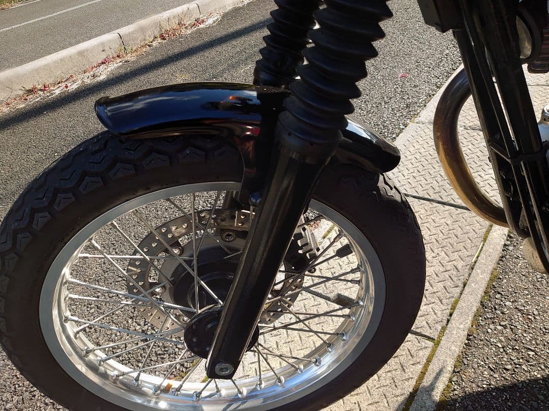 w650 社外フェンダー前後テールランプ付き